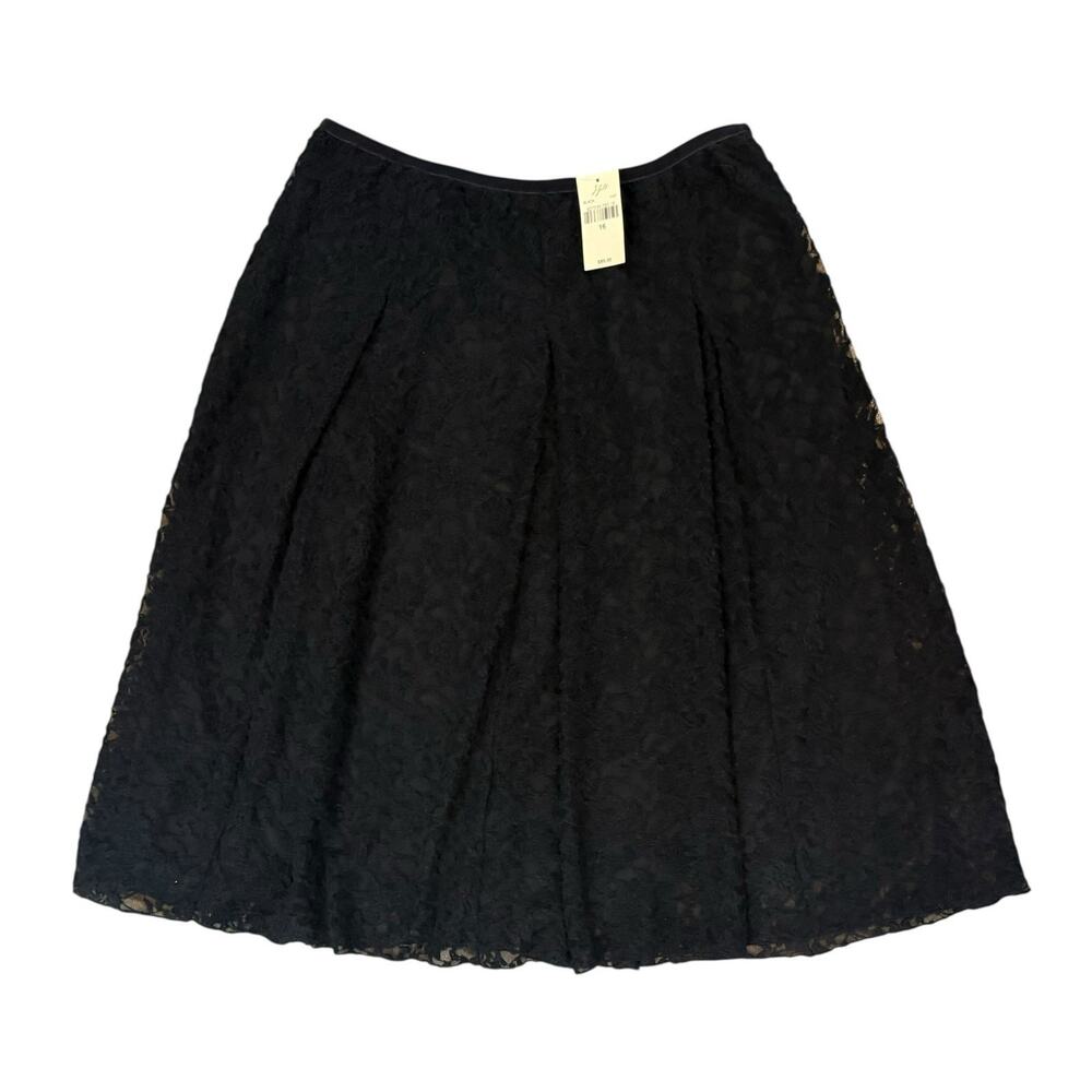 Elegant Black Lace Skirt